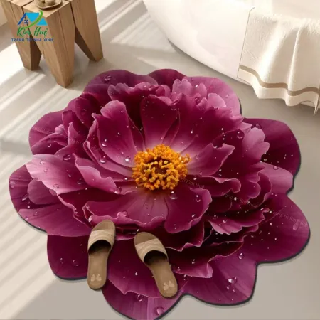 3D Pattern Non-Slip Absorbent Bathroom & Floor Mat
